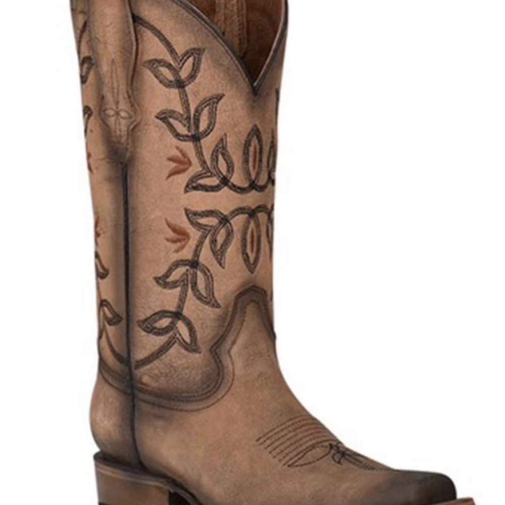 Idyllwind Brown Embroidered Ankle Boots